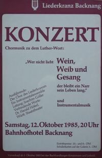 Konzert 1985