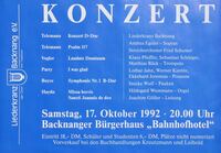 Konzert 1992